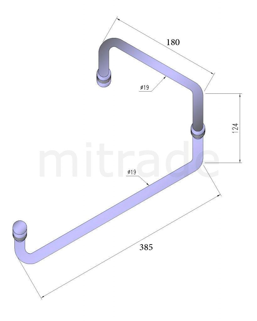 Ручка-скоба MT-159A Ручка-скоба MT-159A