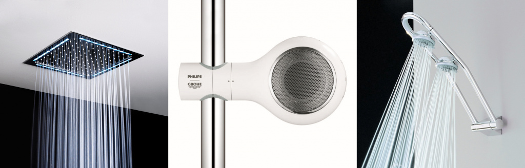 Современные душевые кабины картинка