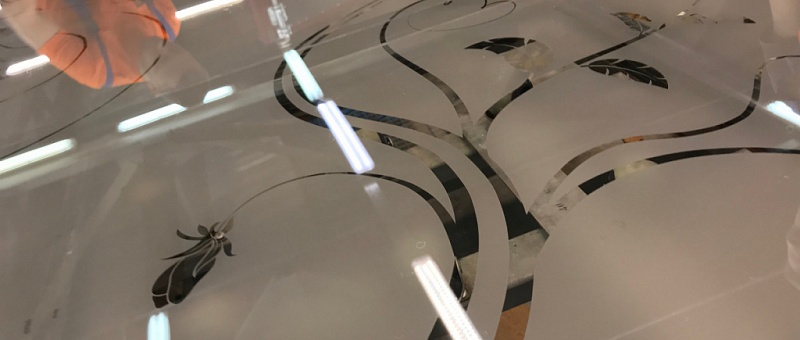 Пескоструйная обработка стекла