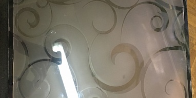 Нанесение пескоструйного рисунка