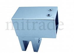 Крепление стекла к штанге 19*19мм MT-19-02 cp