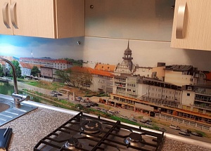 Стеклянный фартук