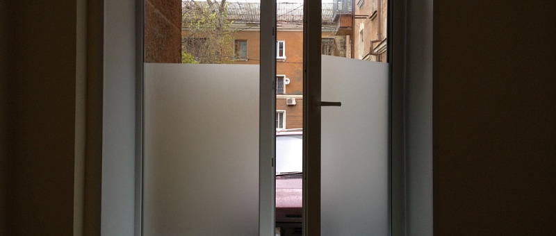 Матовая пленка на стекло